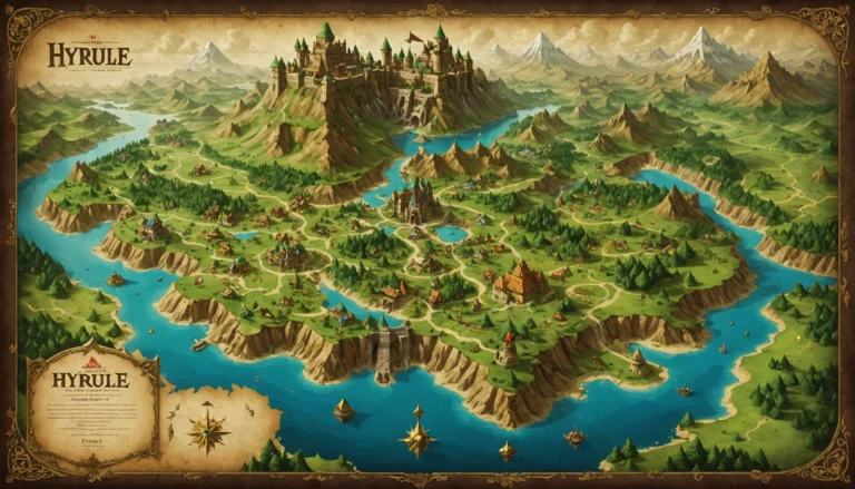carte interactive zelda