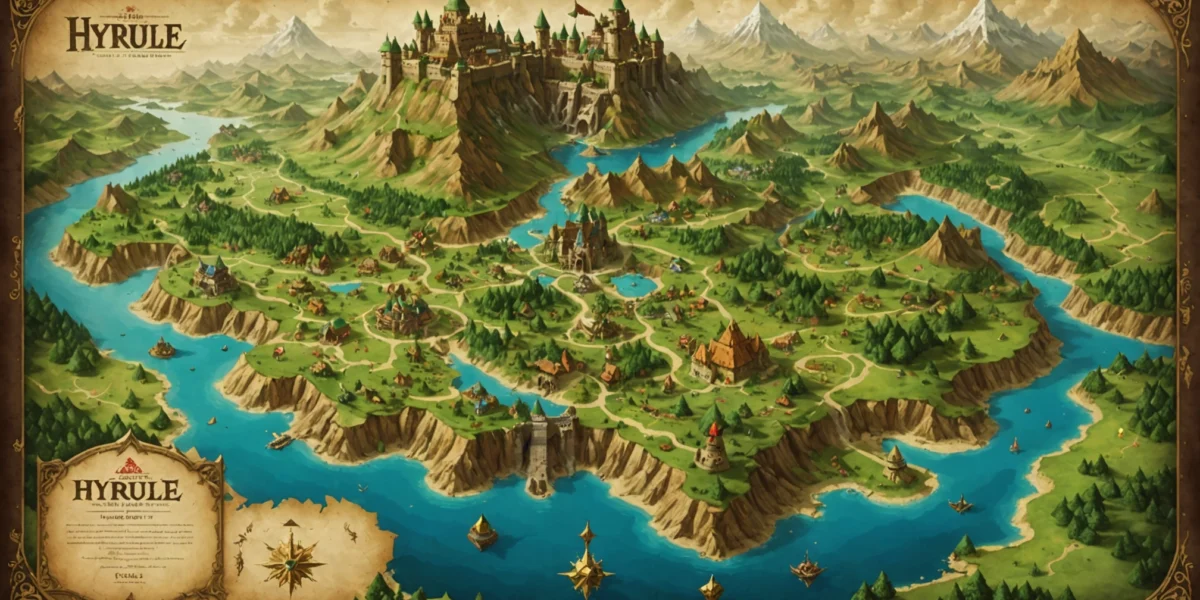 carte interactive zelda